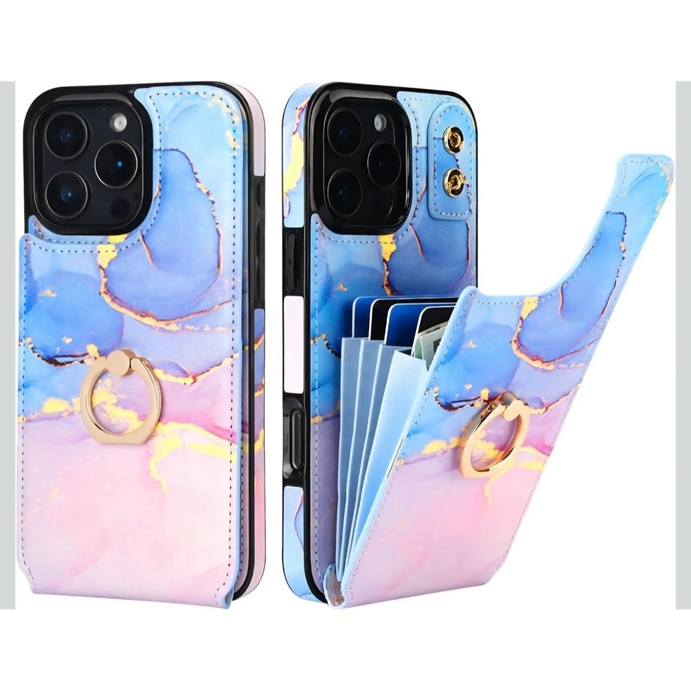 HAOPINSH for iPhone 16 Pro Max Wallet Case with Card Holder, MSRP $26.99